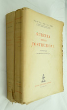 SCIENZA DELLE COSTRUZIONI VOLUME 1-2 ZANICHELLI BOLOGNA 1953