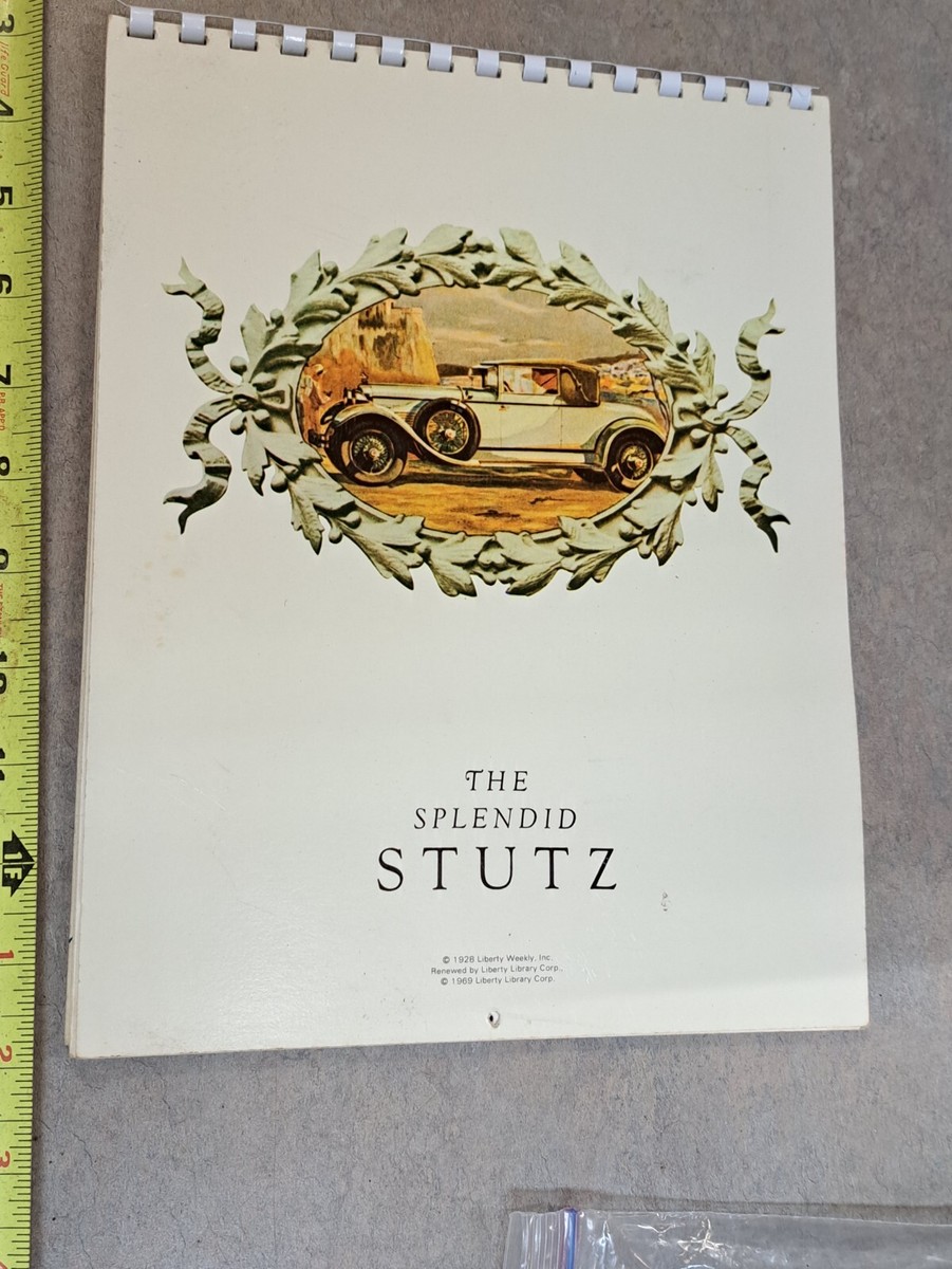 1971 Vintage The Splendid STUTZ Calendar | eBay