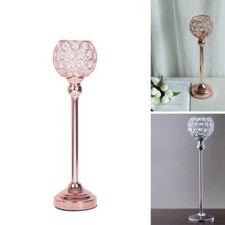 16" tall Faux Crystal Candle Holder Wedding Centerpiece Party Decorations SALE