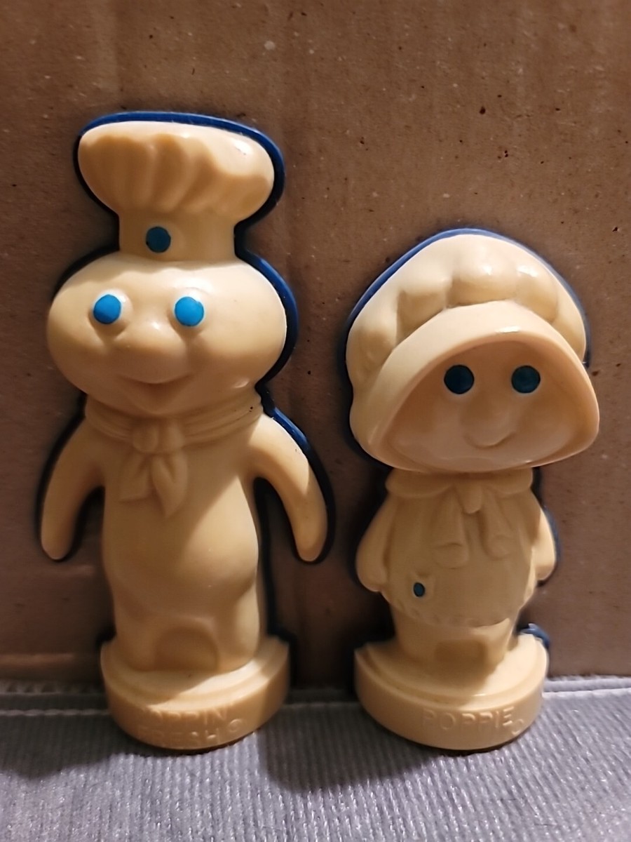 ロージー　pillsbury doughboy スプレッドとマグネット Pillsbury Doughboy Poppin Fresh and Poppie Fresh plastic