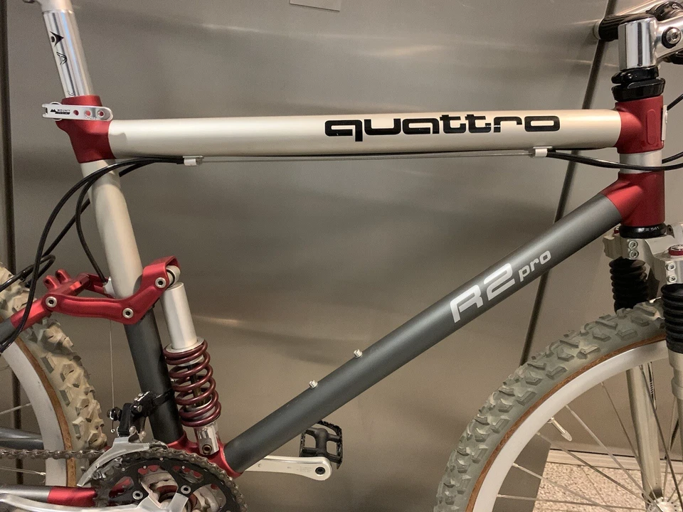 Audi Quattro R2 Pro Mountainbke MTB Fully Bicicletta, Bike, Rh 48 CM, Limitata - Bild 2 von 4