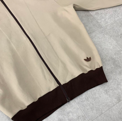 Adidas 70s Size 4 L Track Jacket West Germany Brown from Adidas 70s Size 4 L Track Jacket West Germany Brown from