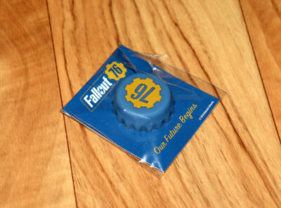 Fallout 76 Gamescom 2018 Kronkorken Bottle Cap PS4 Xbox One 3 4 New Vegas Promo