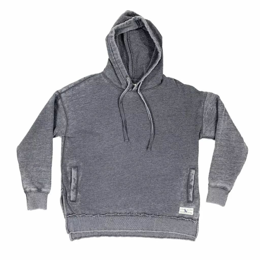 Southern Fried Cotton Ladies Mountain Side Charcoal Hoodie SFBRW019 CHR
