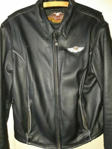 Harley-Davidson Motorradjacken in Größe XL aus Leder
