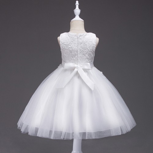 Girls Dress little Girl Flower Princess Dress for Birthday Wedding Party Catwalk - Picture 12 of 26