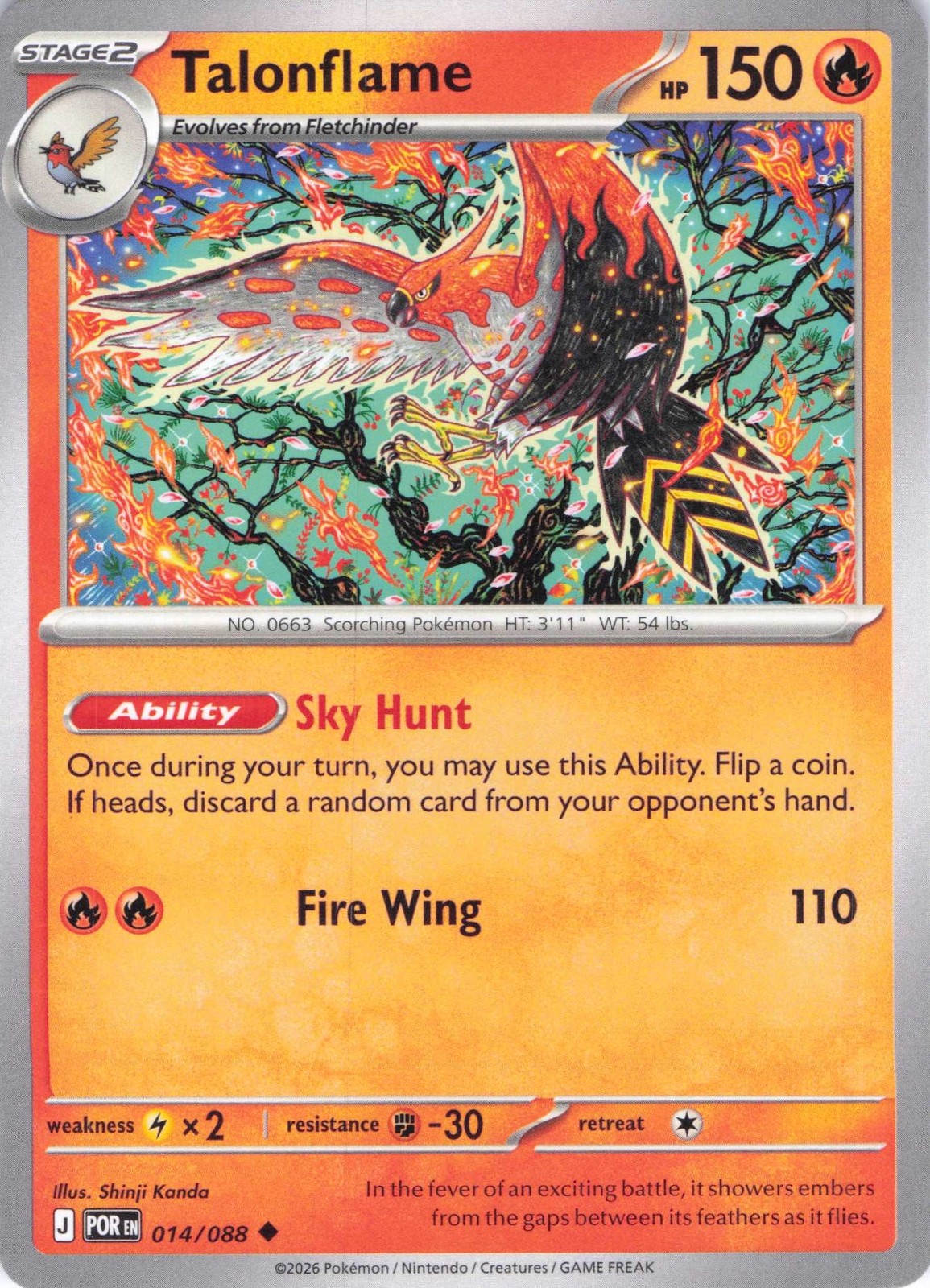 ME03: Perfect Order #014/088 Talonflame