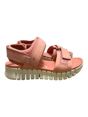 ECCO Womens 40 Pink Comfort Sport Sandals Adjustable Straps Chunky Sole
