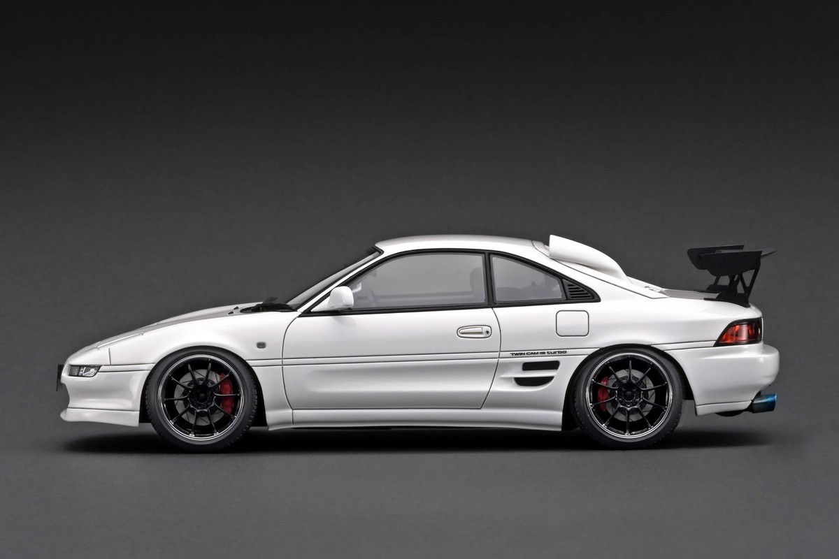 ミニカー MR2 ignition model IG3336 1/18 MR2 SW20 White CE28N type 17-inch