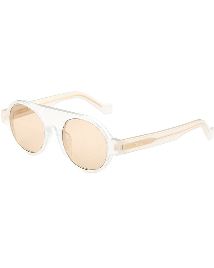 Loewe Unisex Lw40020f 50Mm Sunglasses Women's White