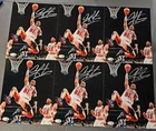 Dennis Rodman Signed DEALER LOT Photo 8x10  NWOWorm Autograph HOF JSA  6 PHOTOS