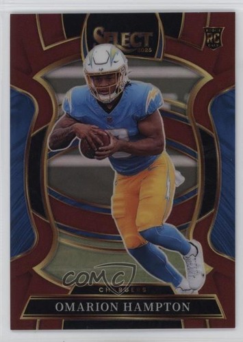 2025 Panini Select Concourse Maroon Prizm 24/149 Omarion Hampton #2 Rookie RC