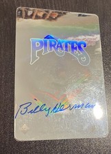 BILLY HERMAN 1991 UPPER DECK AUTOGRAPHED SIGNED AUTO BASEBALL CARD WU
