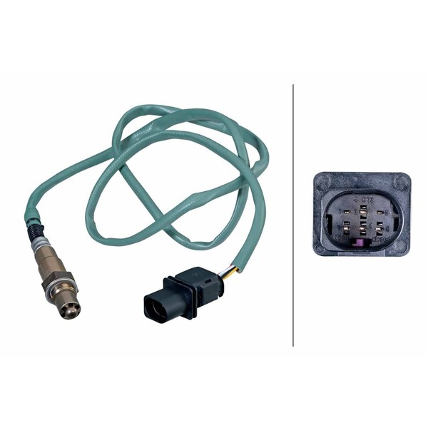 Lambdasonde Beheizt 5-Polig 1.120 Mm Kabel Hella FüR U.A. MERCEDES-BENZ E-KLASSE-image