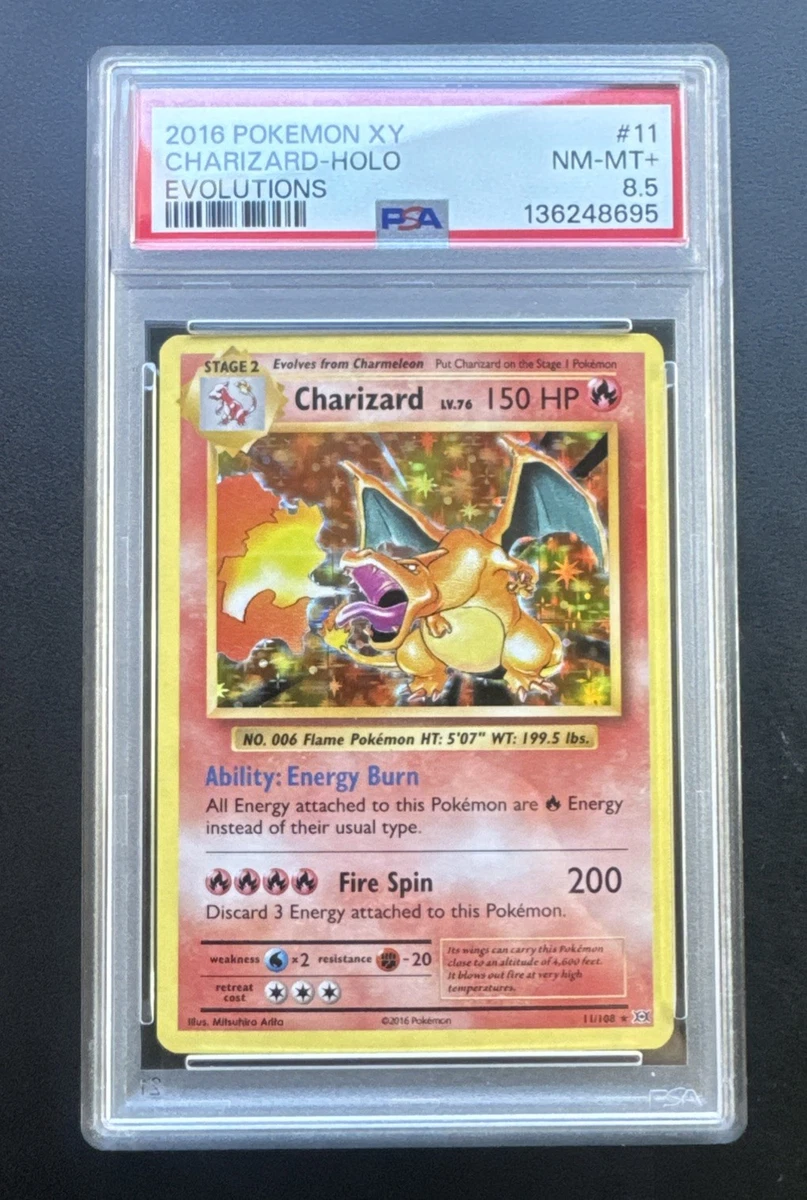 Charizard Pokémon TCG Professional Sports Authenticator (PSA) 8.5