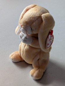 Grace the Praying Bunny - Ty Beanie Baby (Tan, 1998, Plushie, Toy, Stuffed Anima