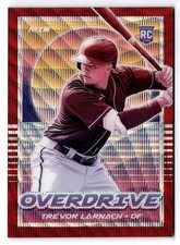2021 Panini Chronicles #23 Trevor Larnach Overdrive Ruby Wave /199