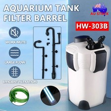 Aquarium External Canister Filter Aqua Fish Tank UV Light with Media Kit 1400L/H