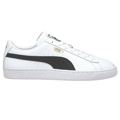 PUMA Basket Classic Xxi Lace Up  Mens White Sneakers Casual Shoes 37492302