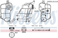 KÜHlmittelbehÄLter FÜR Volvo V70 III (135), Volvo S80 II (124) - Nissens 996318