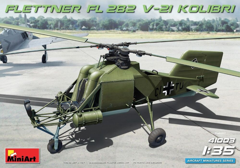 Hélicoptère Flettner Fl 282 V-21 Kolibri Miniart 41003 kit de modélisme militaire 1/35