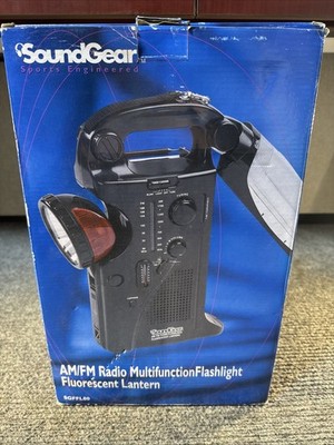 SoundGear SGFFL80 AM/FM Radio Flashlight Fluorescent Lantern   Multi-Function