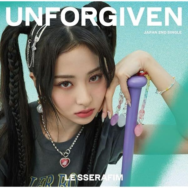LE SSERAFIM UNFORGIVEN HUH YUNJIN Solo Jacket Edition CD Japan 2nd Single JP