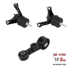 3PCS Engine Motor Mount Transmission Mount Torque Strut Mount Set Compatible