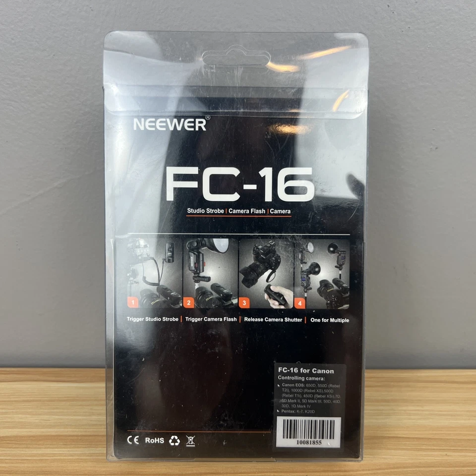 Neewer FC-16 Camera Flash Studio Strobe 2.4 GHz Wireless for Canon NEW - Image 4 of 4