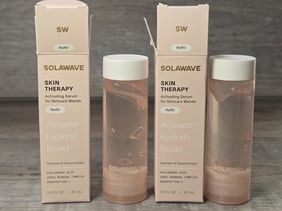 Lot of 2 Solawave Skin Therapy Activating Serum Red Light Therapy REFILLS RV $46