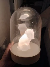 Ikea Polar Bear Domed Lamp Light working order used 