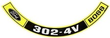 Reproduction 302-4v Boss Air Cleaner Decal For 1970 Ford Mustang Without Ram Air
