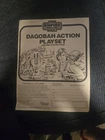 1980 Dagobah Action Playset STAR WARS Vintage Original INSTRUCTIONS Sheet