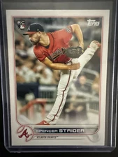Spencer Strider RC 2022 Topps Rookie #509 Atlanta Braves