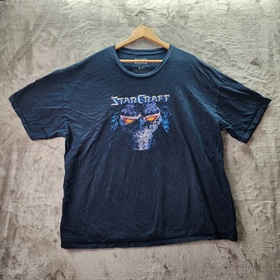 StarCraft Blizzard Entertainment T-Shirt 3XL Navy Blue Video Game Graphic Tee