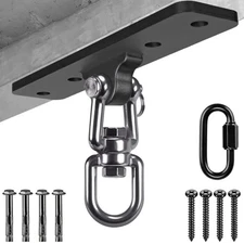 Heavy Bag Hanger, Punching Bag Ceiling Mount Heavy Bag Hanger with Carabiner