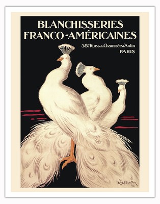 French-American Laundries - Paris - Vintage Poster by Leonetto Cappiello 1920
