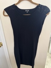 Express Womens Semi Formal Black Cocktail Dress Small