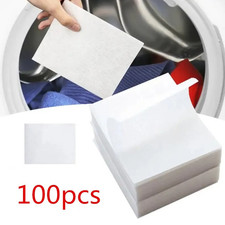 100pcs Color Catcher Sheets For Laundry Color Stain Absorbing Sheets - NEW