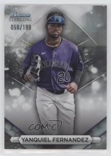 2023 Bowman Sterling Prospects Refractor 58/199 Yanquiel Fernandez #BSP-82 0fz3