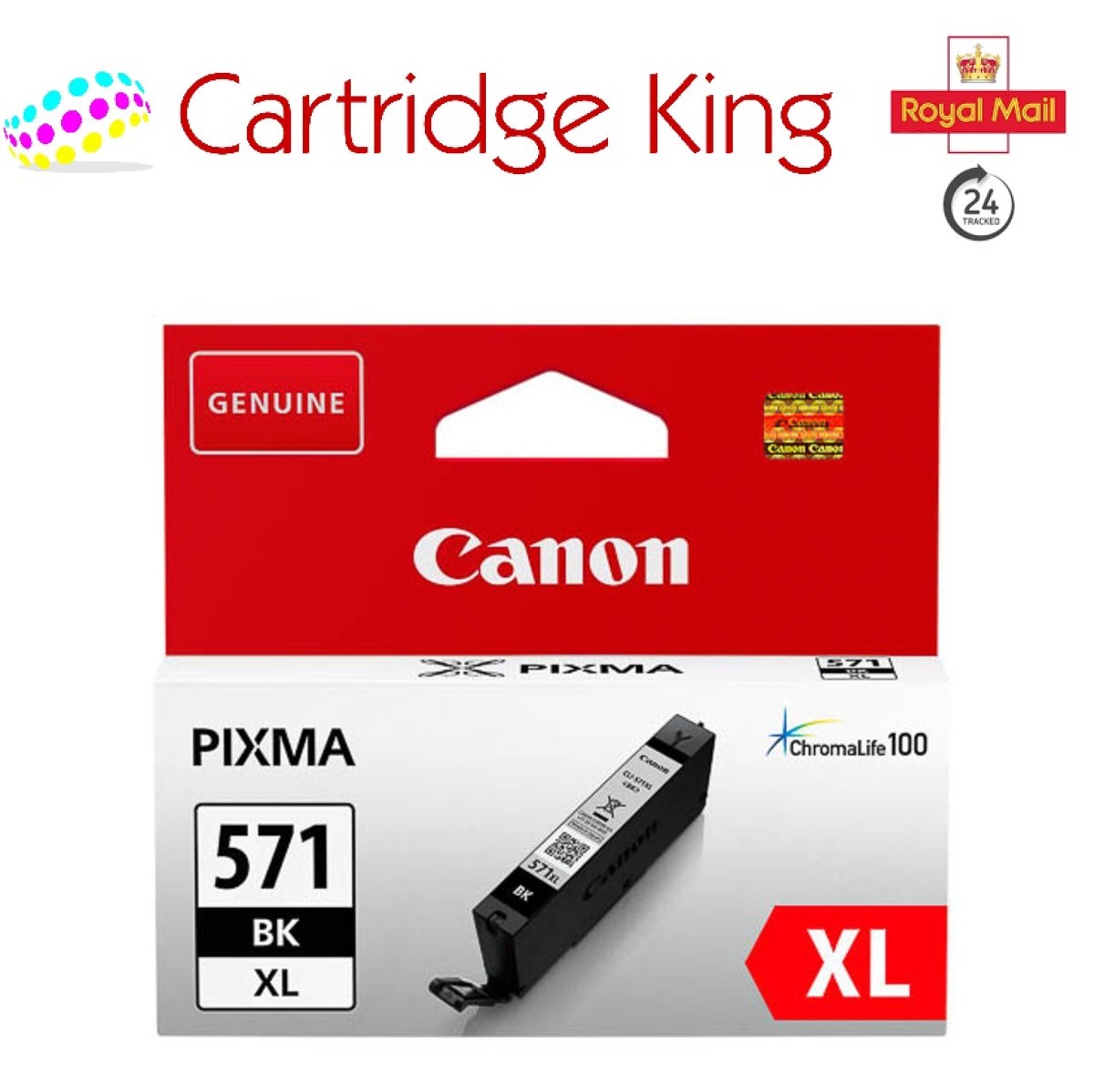 Canon CLI-571 XL Printer Ink Cartridge Black for PIXMA MG7750