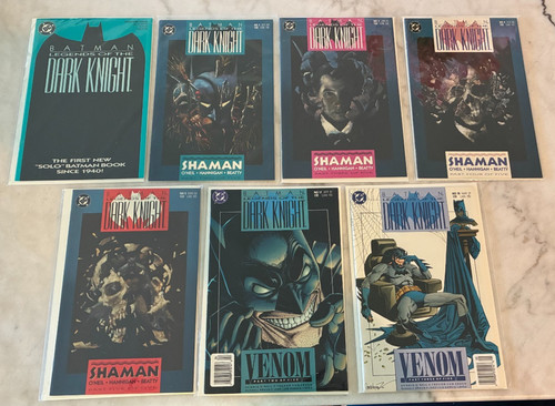 Batman Legends Of The Dark Knight (7 ISSUE LOT) 1989 - 1991