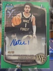 2025-26 Bowman - Chrome Prospect Autographs Nate Calmese #CPA-NC Green Mojo