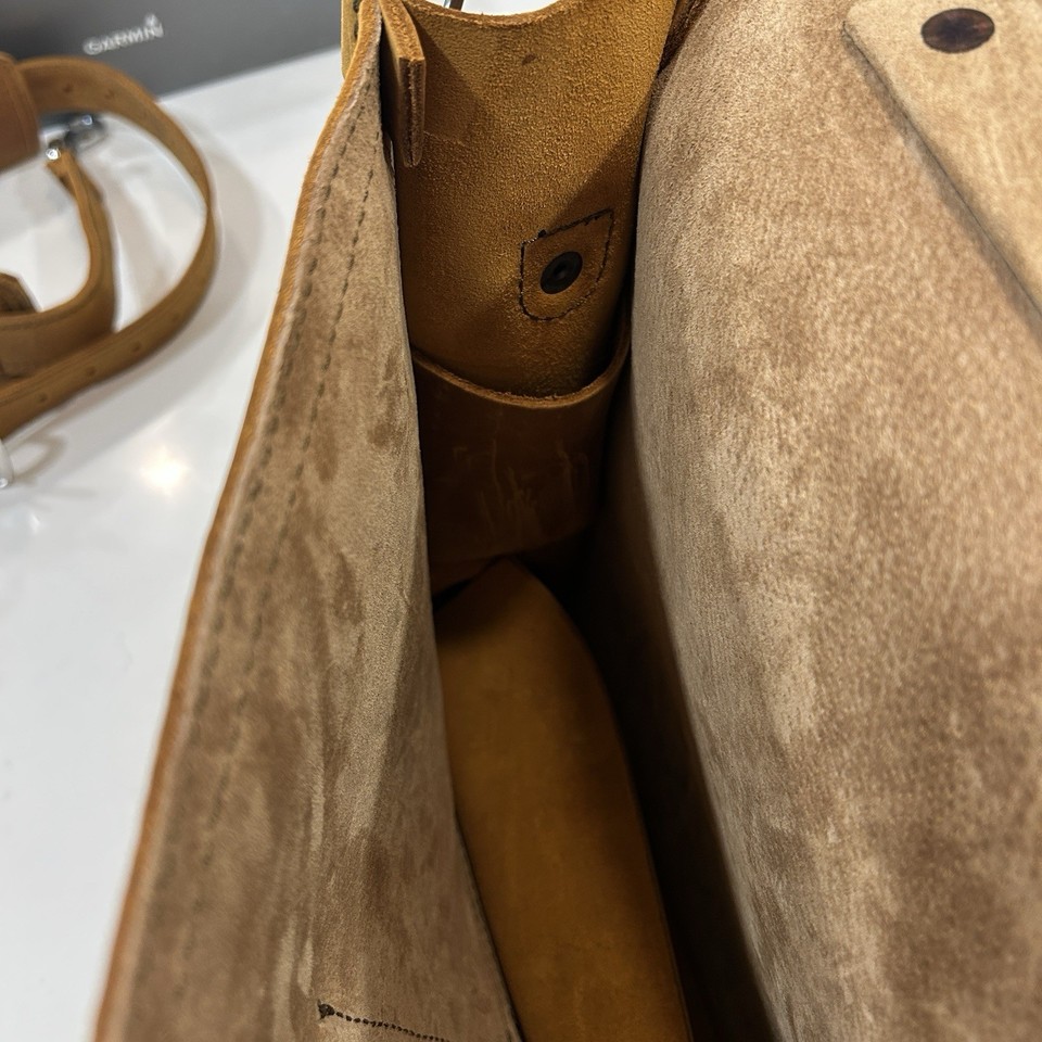 Saddleback Leather Thin Front Pocket Leather Briefcase - Tobacco | eBay