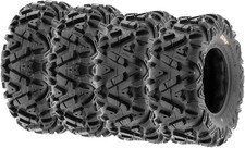 ATV UTV Tires 25x8-12 Front 25x10-12 Rear 6 Ply Tubeless A033 Set