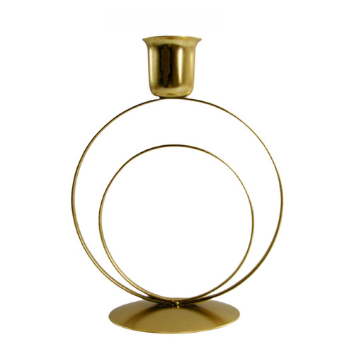 Geometric Wrought Iron Candle
