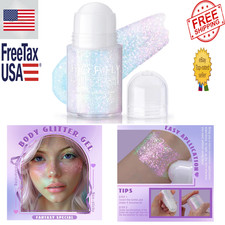 Holographic Body Glitter Gel for Face Hair Chameleon Color Changing Sparkling