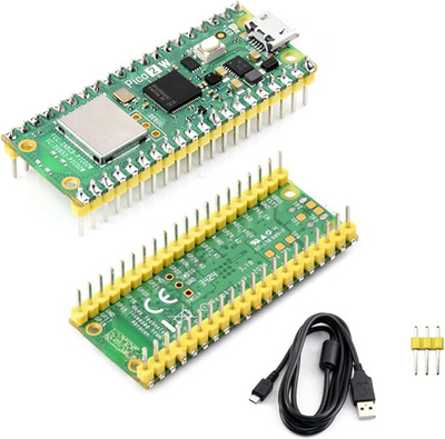 Pico 2 W with Pre-Soldered Header Compatible with Raspberry Pi Pico 2 W Microcon