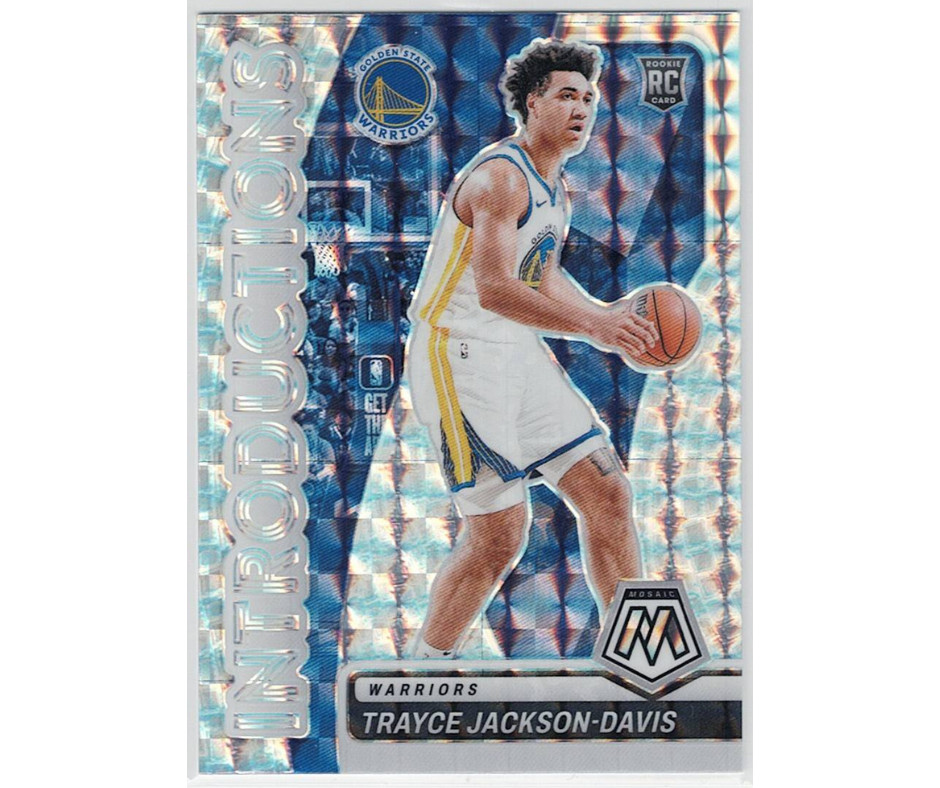 2023-24 Panini Mosaic Mosaic Introductions RC Trayce Jackson-Davis Warriors #5
