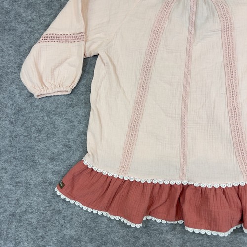 Matilda Jane Top Womens Medium Pink Ruffle Wonderment Call Me Cute Preppy Tunic - Picture 10 of 17